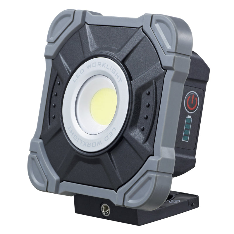 Steffen Arbeitsleuchte Worklight – 2200 lm, Akku, IP54, dimmbar – Schwarz