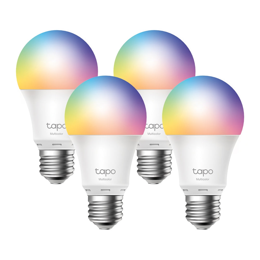 TP-Link LED-Leuchtmittel 4er-Set – WLAN, dimmbar – 2’500–6’500 K – 806 lm 8,7 W – E27 – Weiss