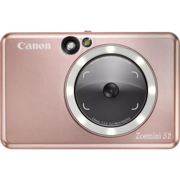 Canon Zoemini S2 – Hybrid-Sofortbildkamera 2×3″, Roségold