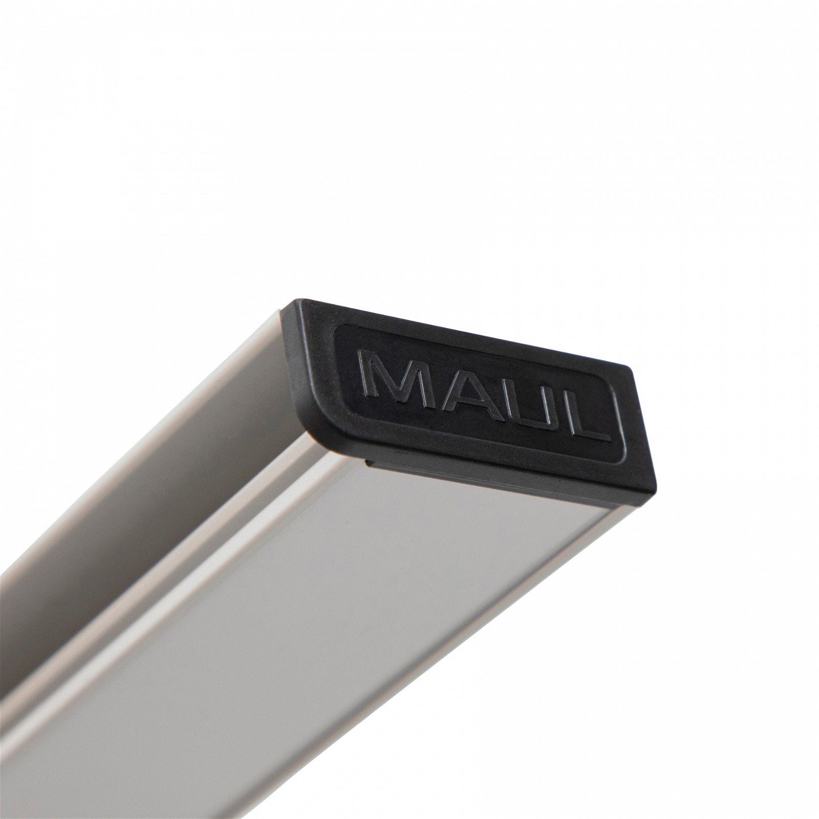 MAUL Whiteboard – 50 × 4,2 cm, magnetisch, inkl. 2 Haken, Verlängerungsadapter, Befestigungsmaterial