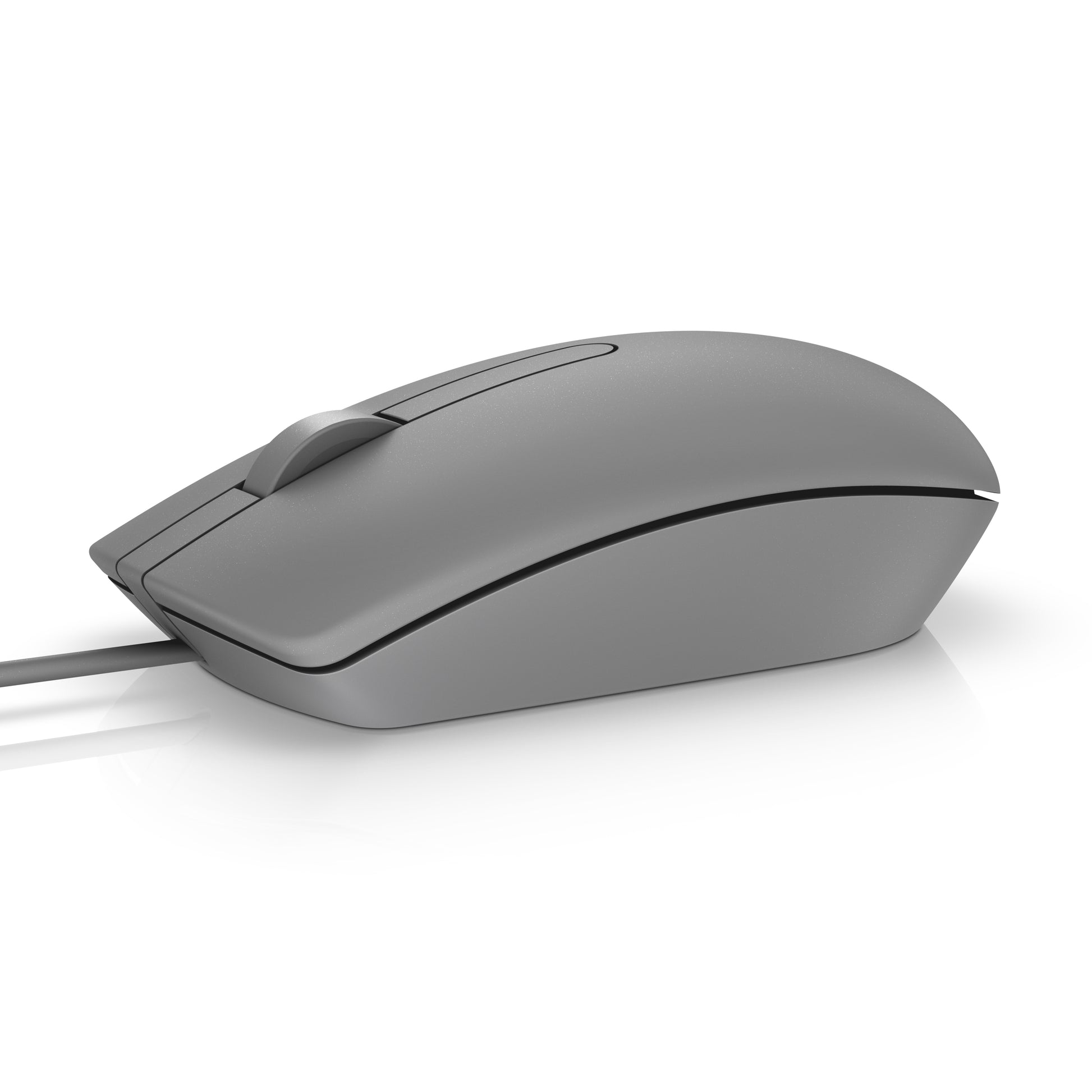 DELL MS116 Maus – kabelgebunden, USB-A, 1'000 dpi, 3 Tasten, beidhändig, grau