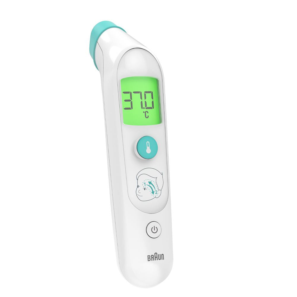 Braun Fieberthermometer TempleSwipe BST200WE – Stirn, kontaktlos, für Babys