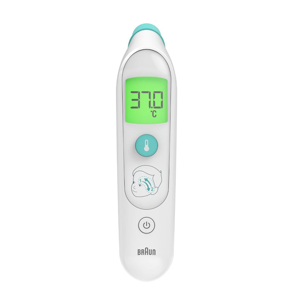 Braun Fieberthermometer TempleSwipe BST200WE – Stirn, kontaktlos, für Babys