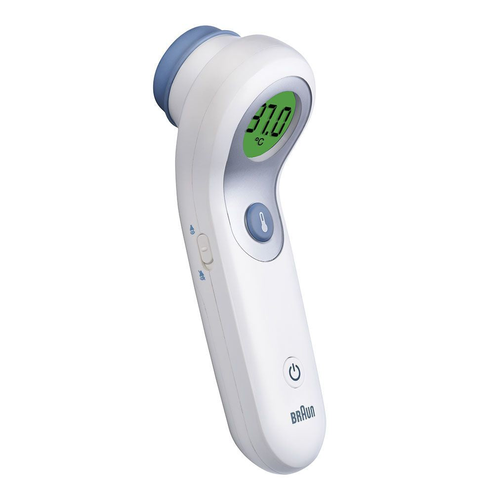 Braun Fernabtastthermometer – NoTouch + touch, 2 s Messzeit, Stirn, weiss