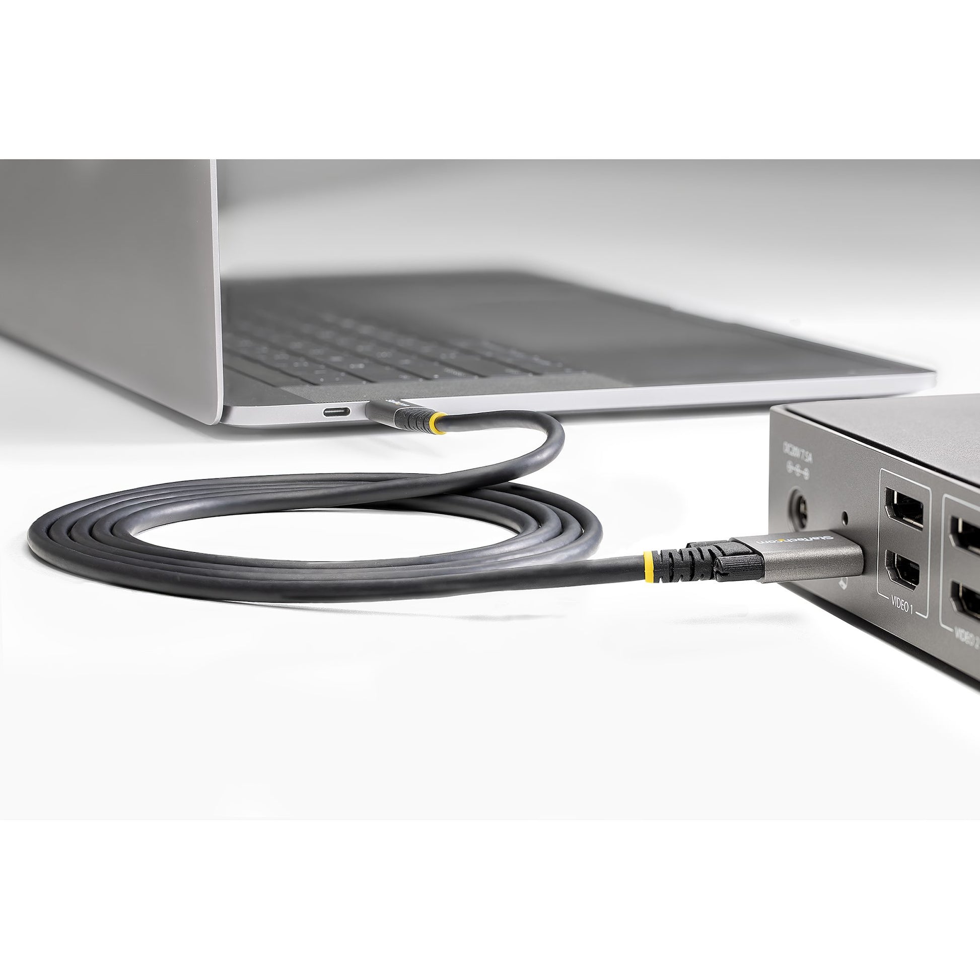 StarTech.com USB-Kabel USB-C zu USB-C, USB 3.2 Gen 2, 100 W, 0,5 m – Grau/Schwarz