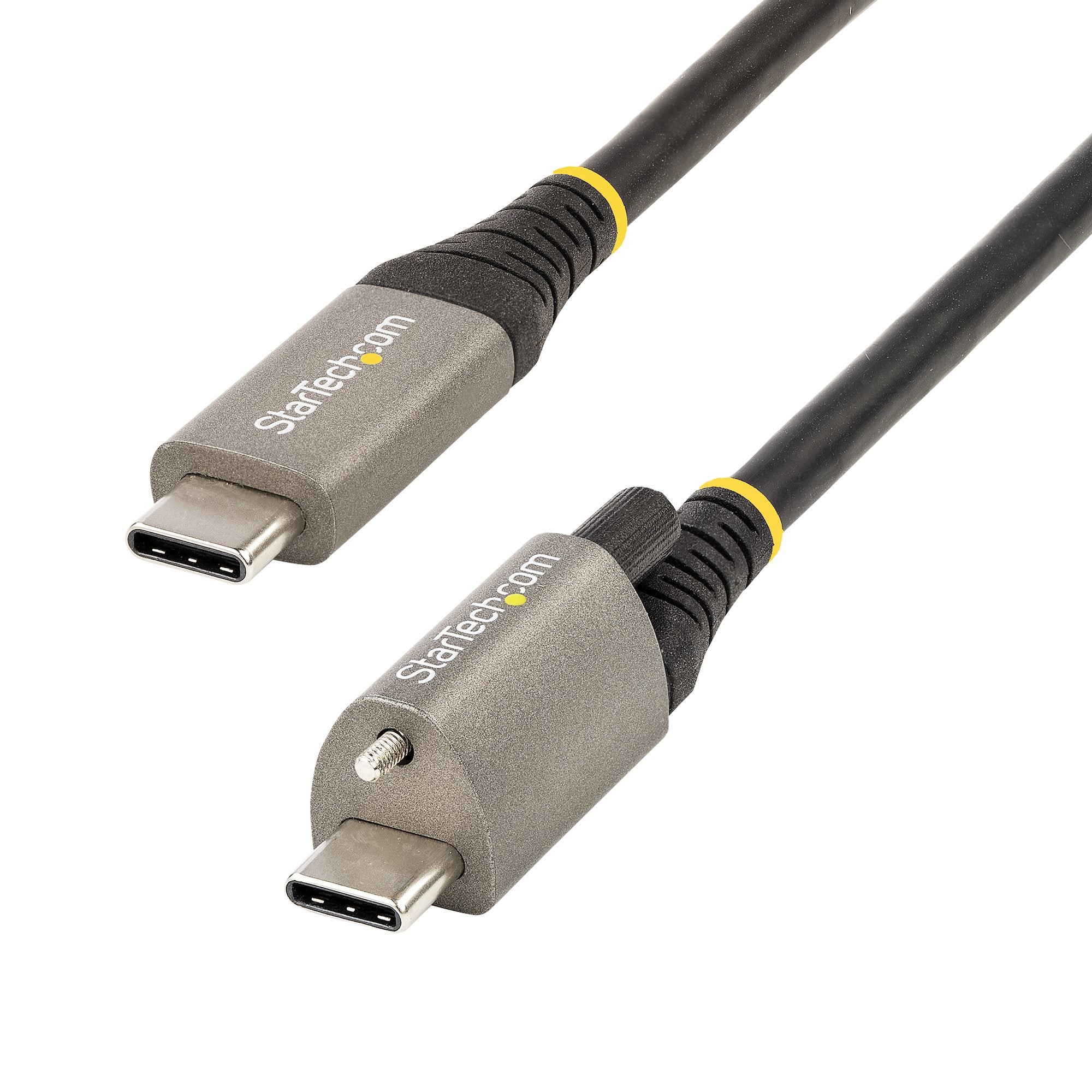 StarTech.com USB-C auf USB-C Kabel – USB 3.2 Gen 2 – 1 m – PD 100 W – 8K/60 – Schraubenverriegelung
