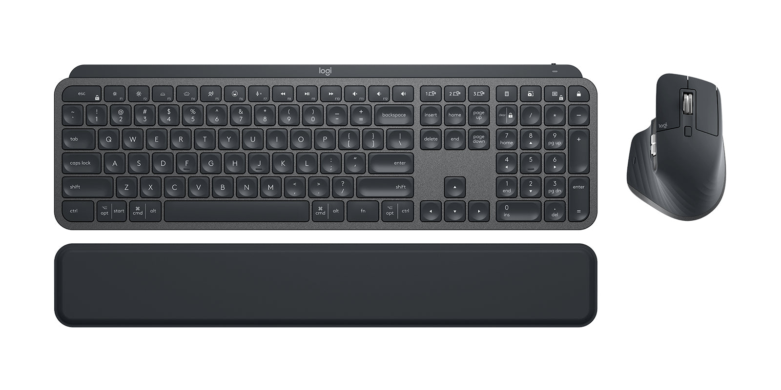 Logitech MX Keys Combo für Business Gen 2 – Tastatur, UK-Layout (EN), Graphit