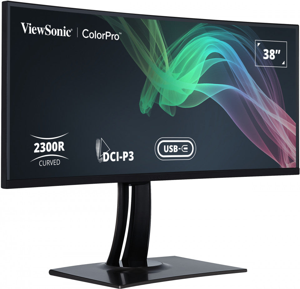 Viewsonic VP3881A – 38" Gebogener 2300R, 3840 × 1600 (UWQHD+), IPS, HDR10