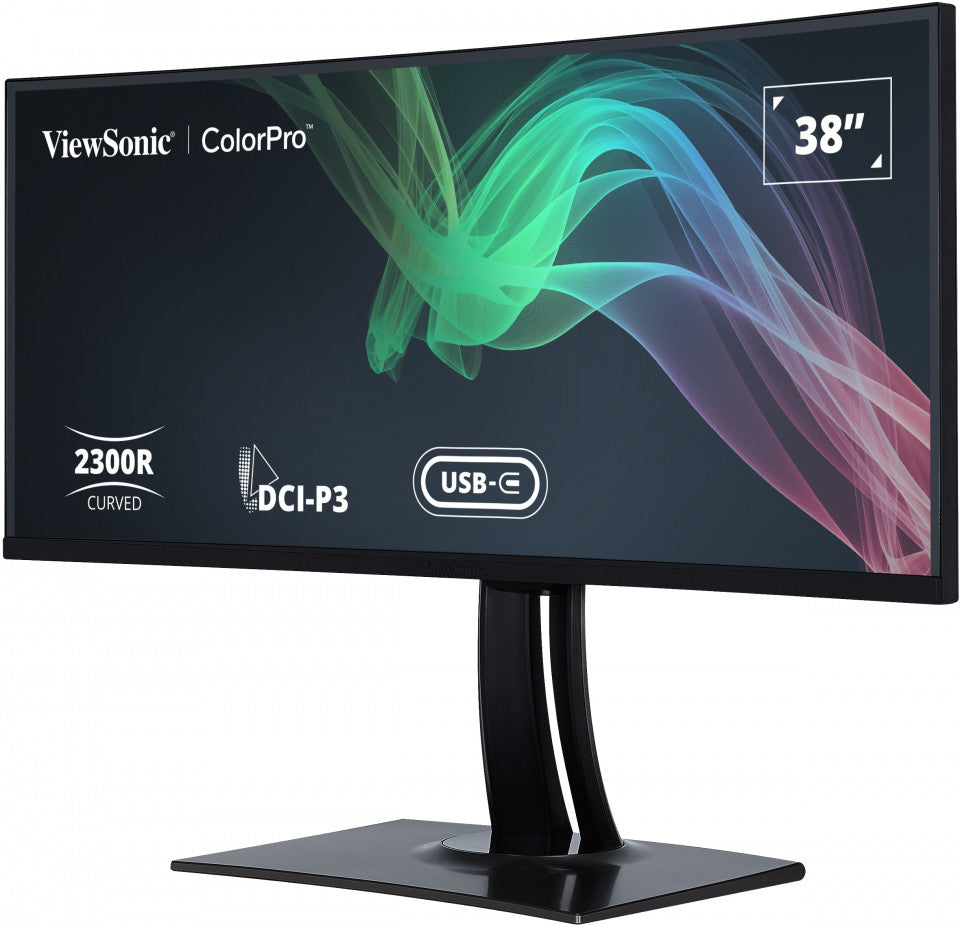 Viewsonic 3 S – Monitor, 38", 3840 × 1600, IPS, Curved