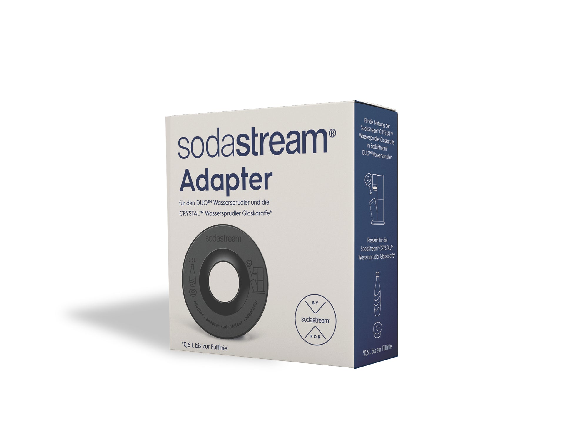 SodaStream Adapter für Crystal-Flaschen – 700 ml – für DUO