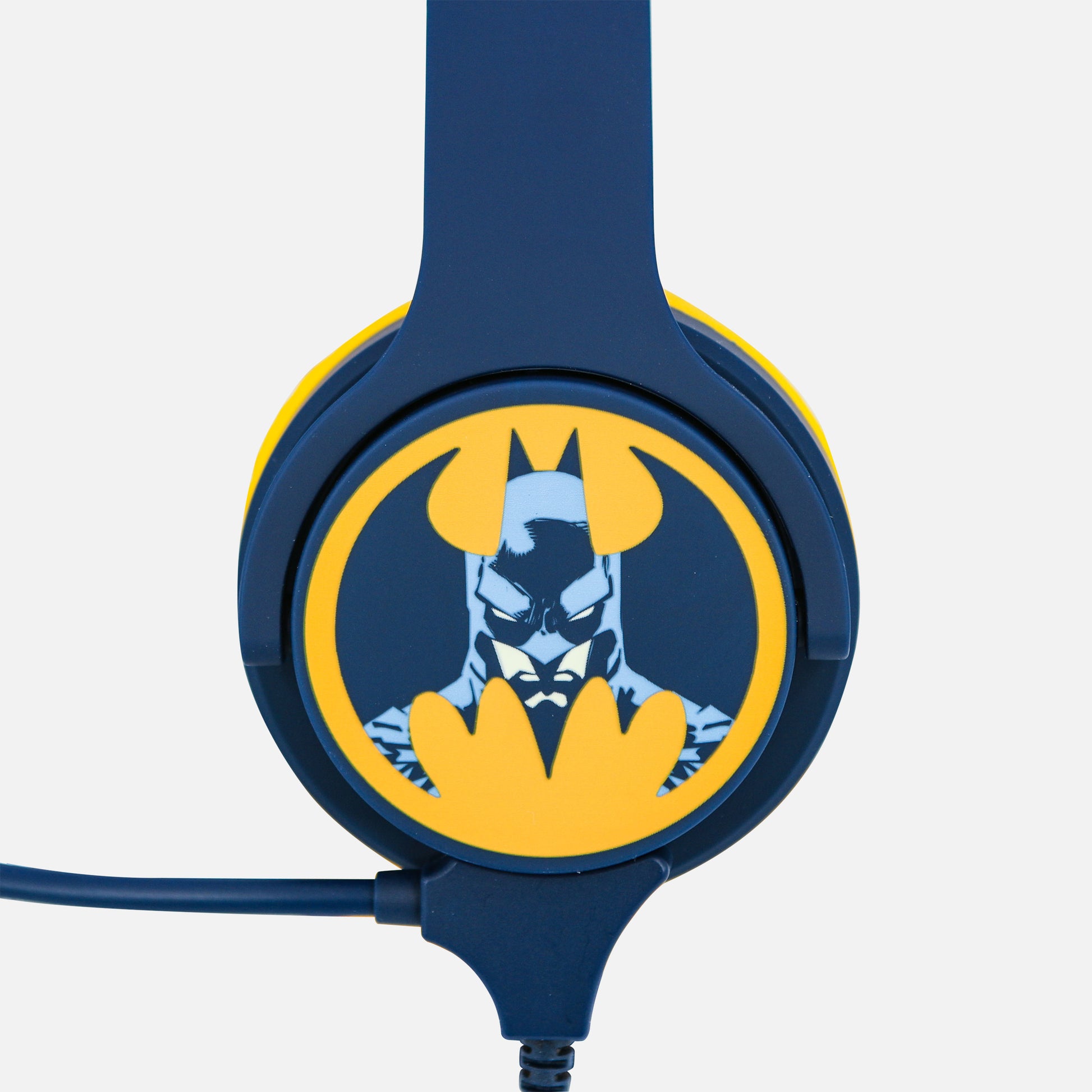 OTL Technologies OTL Batman Study – Gaming-Headset (On-Ear) – 3,5 mm, geschlossen, abnehmbares Boom-Mikrofon – blau
