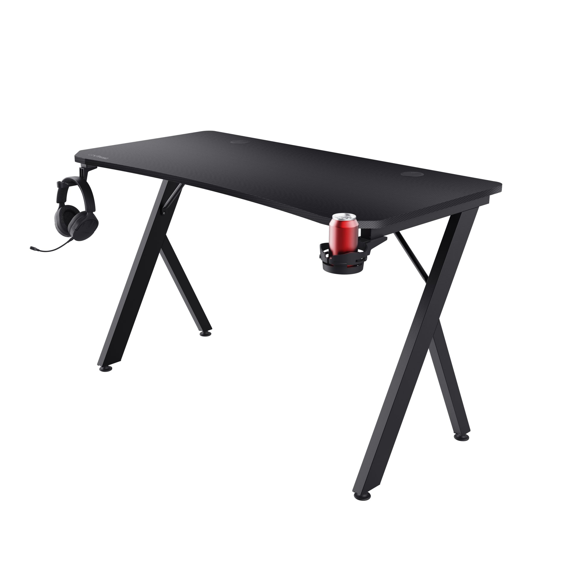 Trust GXT700 Omnius – Computertisch, 1'200×600×740 mm, bis 150 kg, schwarz
