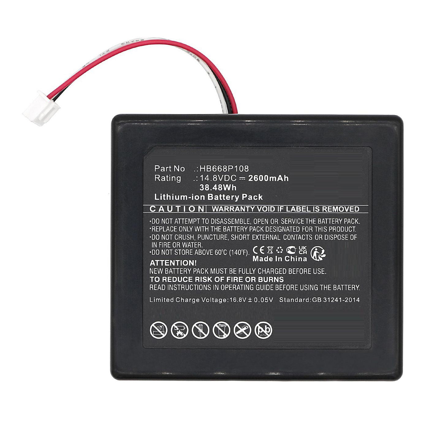 CoreParts Akku 38,5 Wh – für HOBOT Legee 668/Legee 669