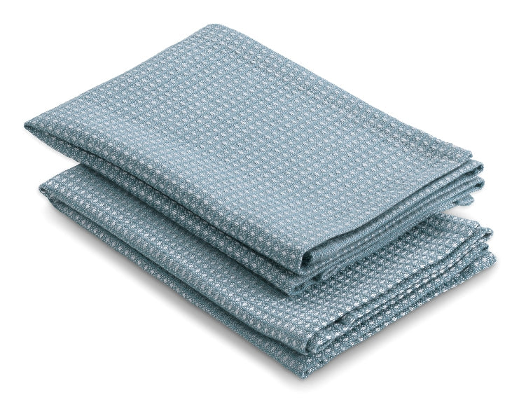 Kela Abwaschlappen – blau – 32 × 32 cm – Bambus/Baumwolle – 2er-Set