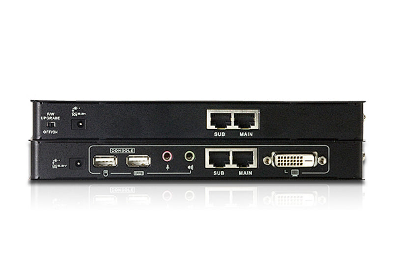 ATEN CE600 – KVM-Extender-Set, DVI – 1920 × 1200/60 Hz (bis 30 m), USB, RS-232 – bis 60 m über Cat 5e