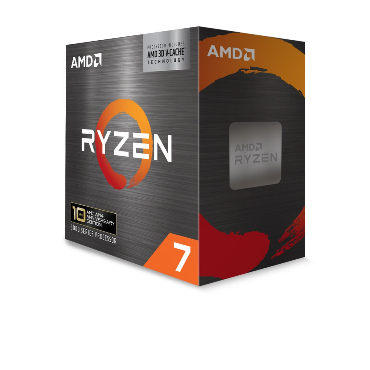 AMD Ryzen 7 5800X3D – Prozessor – 8 Kerne/16 Threads, 3,4 GHz (Boost 4,5 GHz), AM4, 105 W, Box