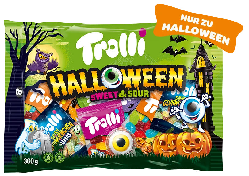 Trolli Playmouse Gummibonbons Früchte, glutenfrei – 200 g
