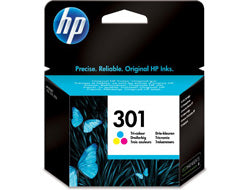 HP Tintenpatrone 301, Cyan, Magenta, Gelb