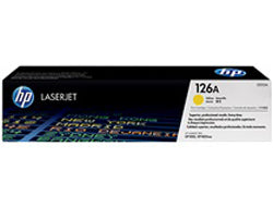 HP Toner 126A – Gelb, 1000 Seiten – für Farb-Laserdrucker/Multifunktionsgeräte