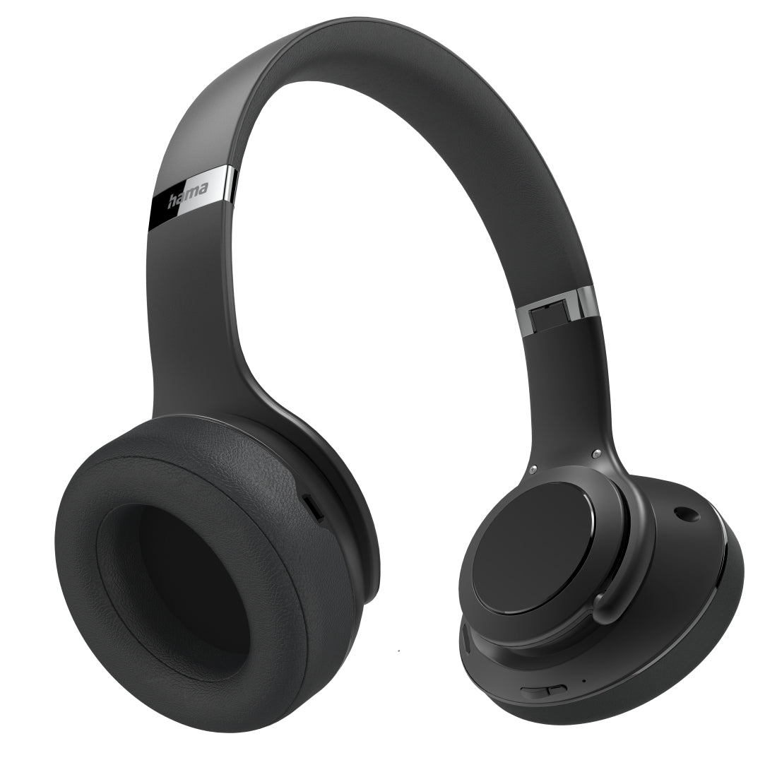 Hama Passion Turn Over-Ear Kopfhörer – Stereo, Kabel + BT, ANC, 3,5 mm Klinke, USB-C, Schwarz, BT 5,3