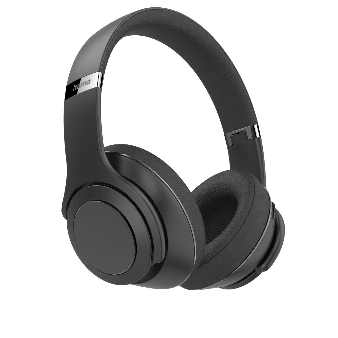 Hama Passion Turn Over-Ear Kopfhörer – Stereo, Kabel + BT, ANC, 3,5 mm Klinke, USB-C, Schwarz, BT 5,3