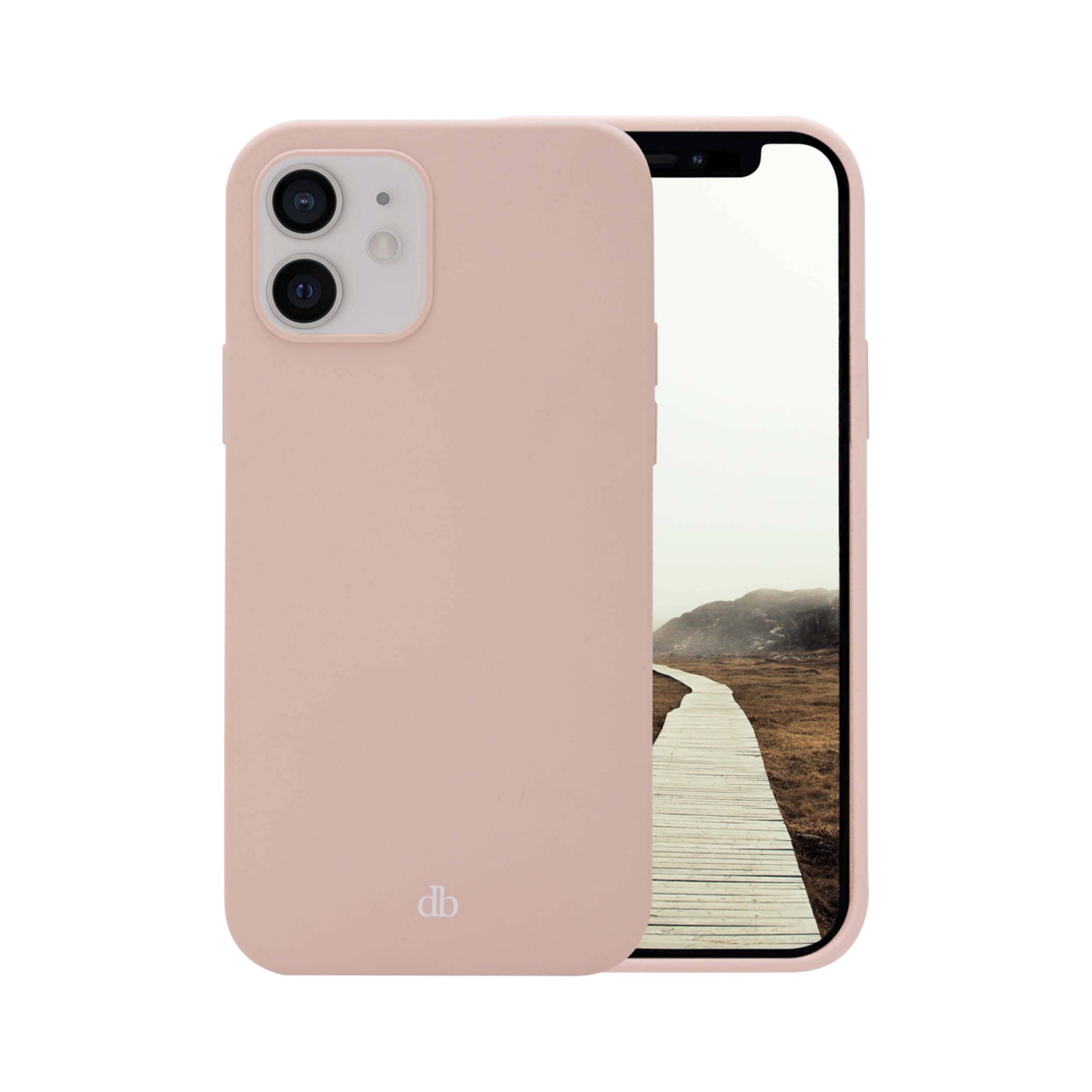 dbramante1928 Monaco Backcover – für Apple iPhone 12/12 Pro, Kunststoff, Pink, Kabelloses Aufladen