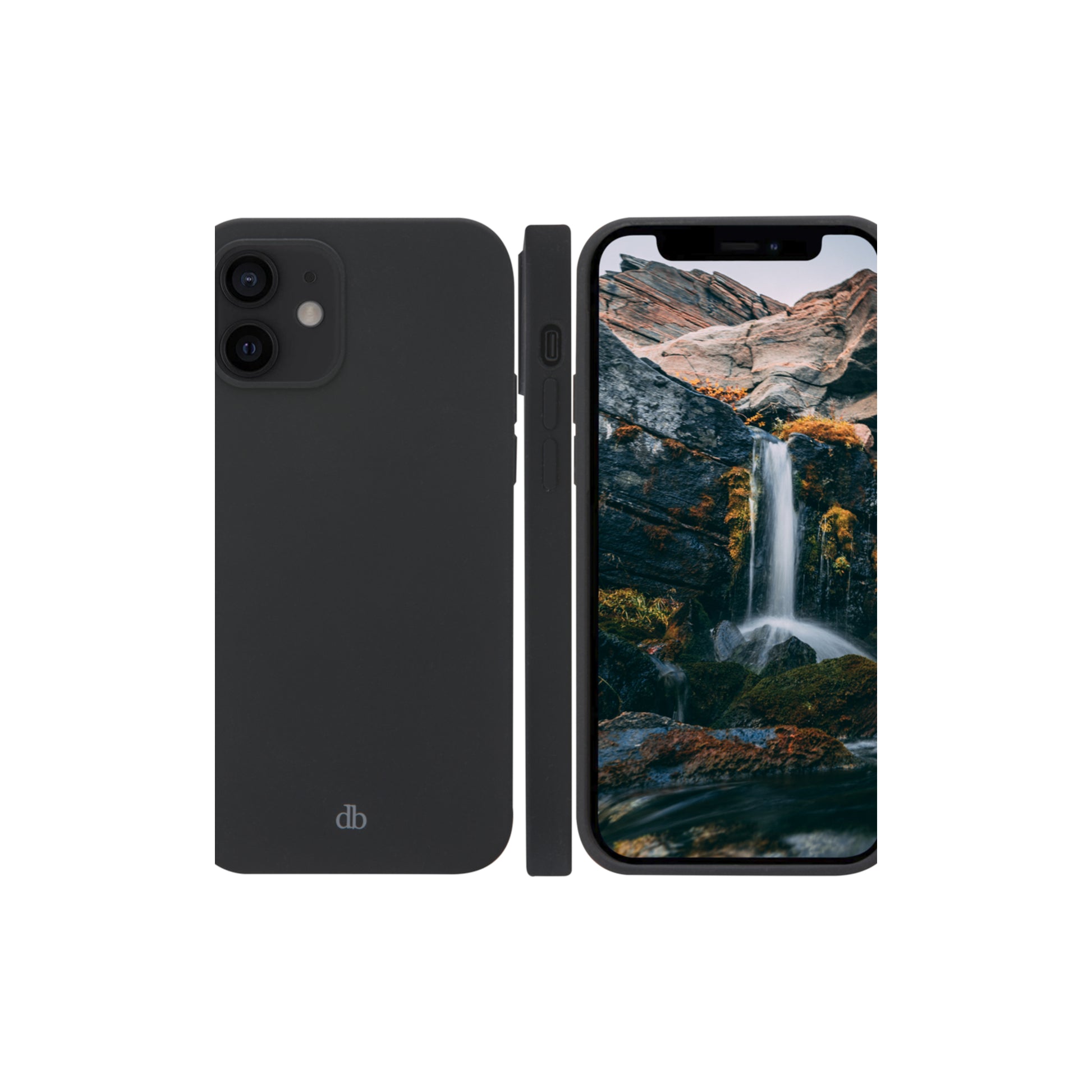 dbramante1928 Monaco – Backcover – für Apple iPhone 12/12 Pro, Kunststoff, Schwarz