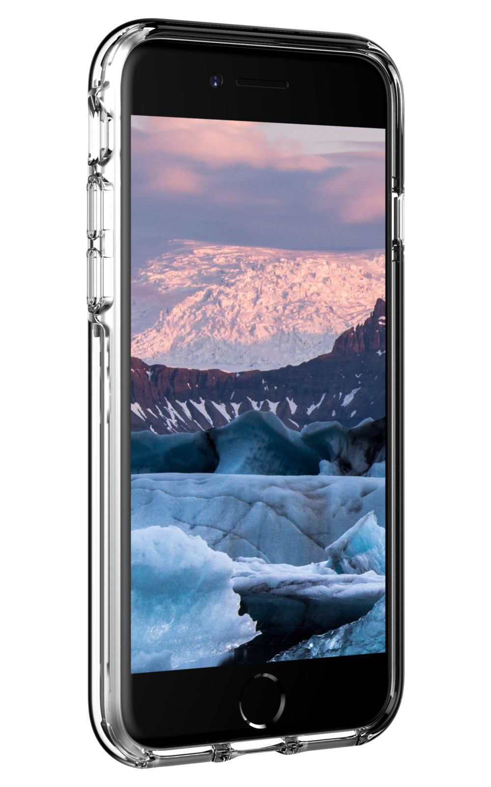 dbramante1928 Iceland Pro – Backcover – für Apple iPhone SE/8/7, Kunststoff, Transparent, bis 3 m sturzsicher