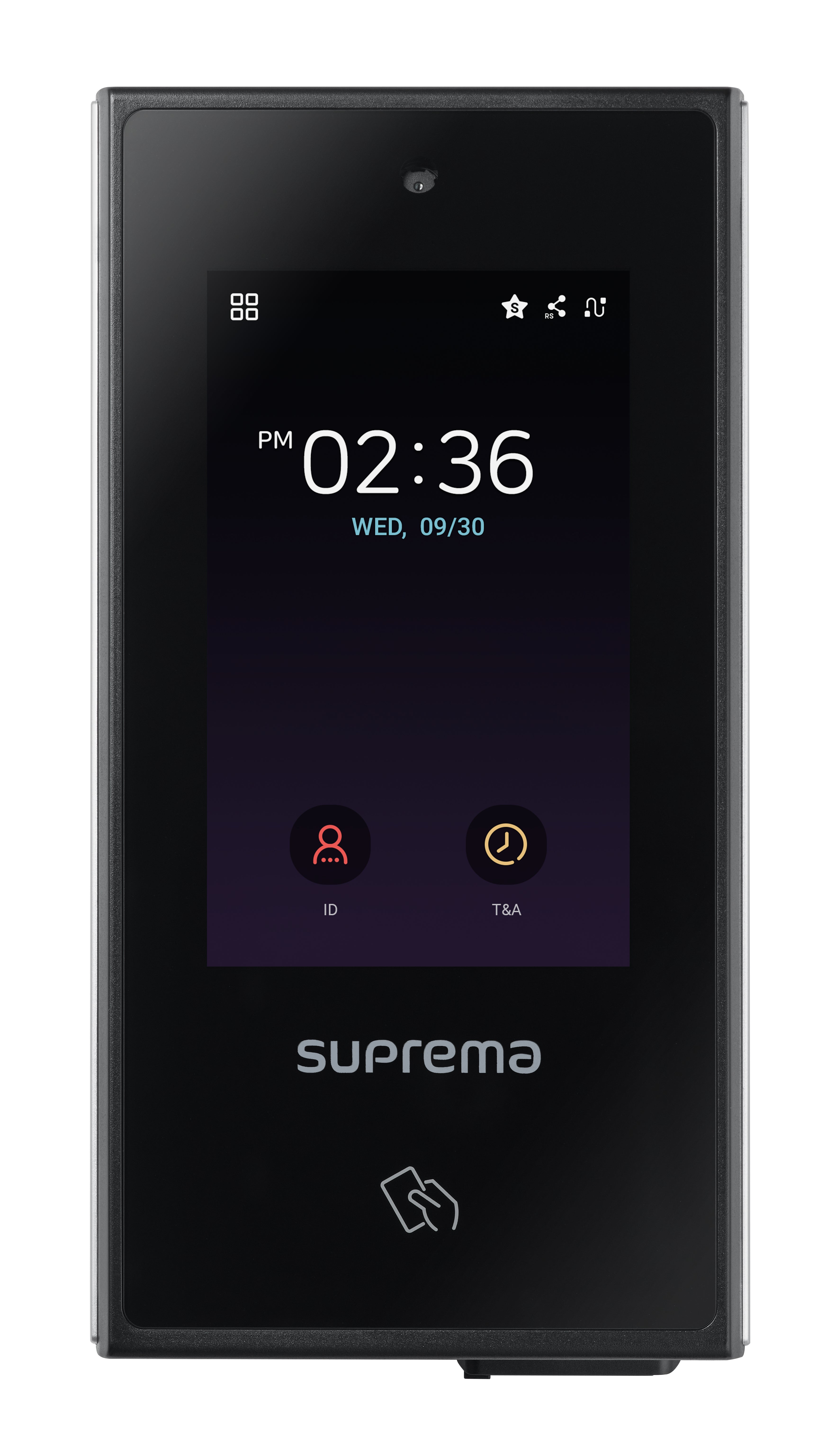 Suprema X-Station 2 Zutrittsterminal – RFID 125 kHz/13,56 MHz, NFC, IP65, Ethernet (RJ45), 12–24 V