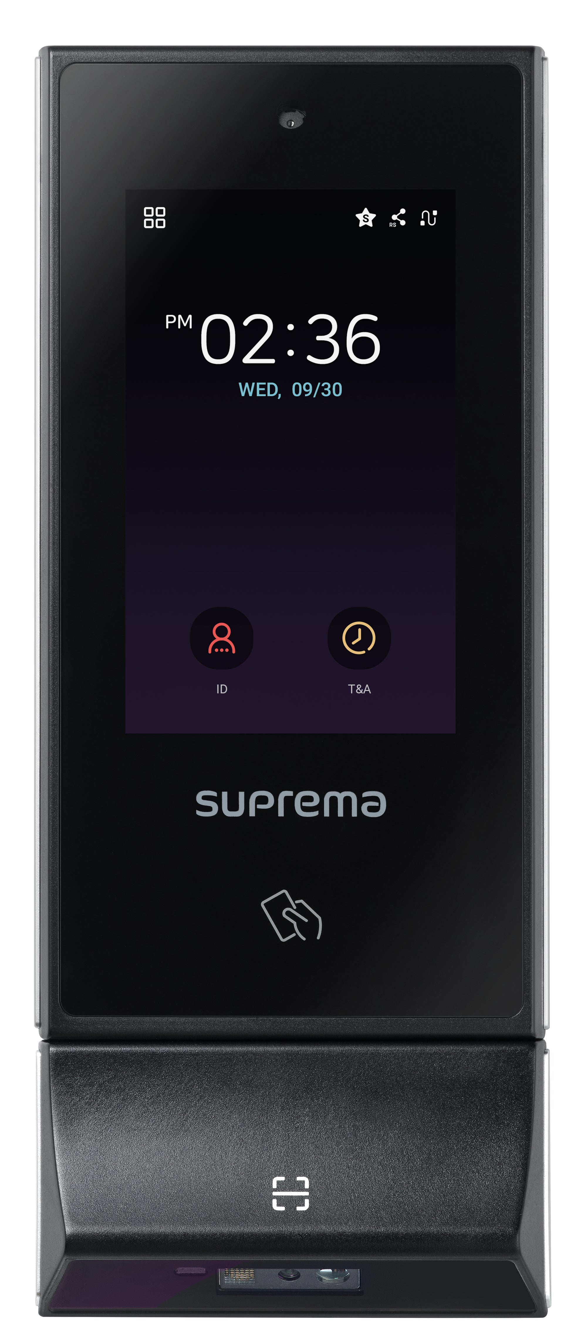 Suprema X-Station 2 IP-Türsprechanlage – RFID/NFC/BT, 125 kHz, Ethernet (RJ45), IP65, Aussen, 12–24 V