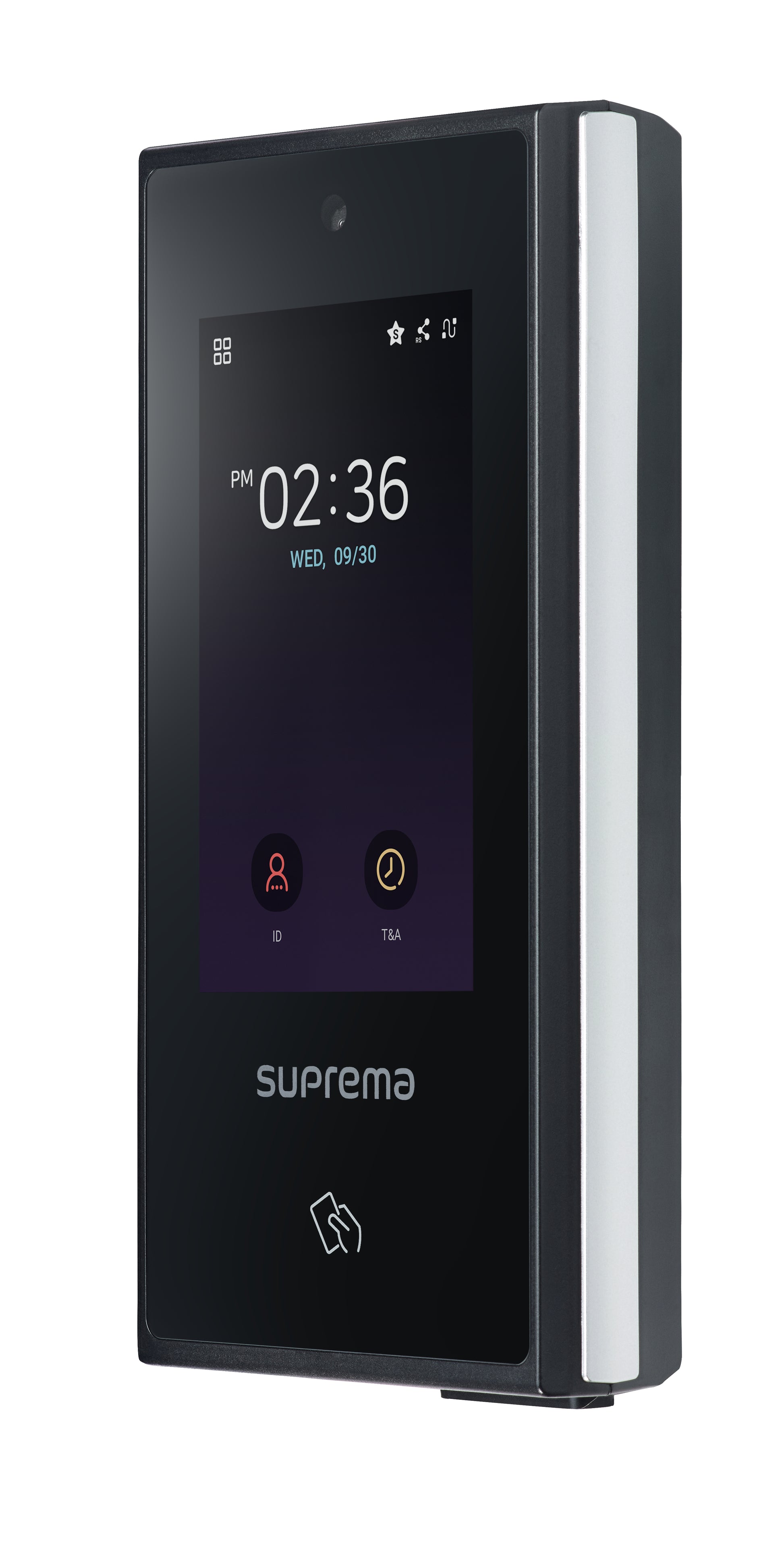 Suprema X-Station 2 IP-Türsprechanlage – NFC, BT, RFID 125 kHz, Ethernet (RJ45), RS-485, IP65, Schwarz