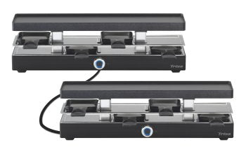 Trisa Raclette Style Connect – 8 Personen, Aluguss-Grillplatte, 1800 W – Schwarz