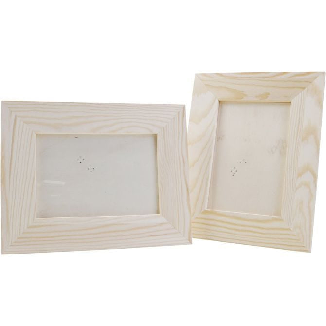 Creativ Company Bilderrahmen, Holz, Braun, 23 × 18 cm, 12er-Set