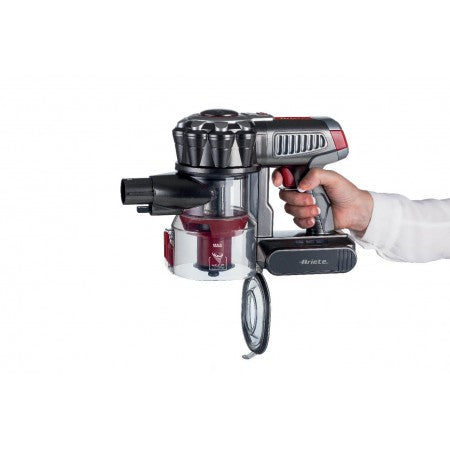 Ariete Stabstaubsauger – ARI-2757, 22,2 V / 120 W, beutellos / 1 l / HEPA / Rot