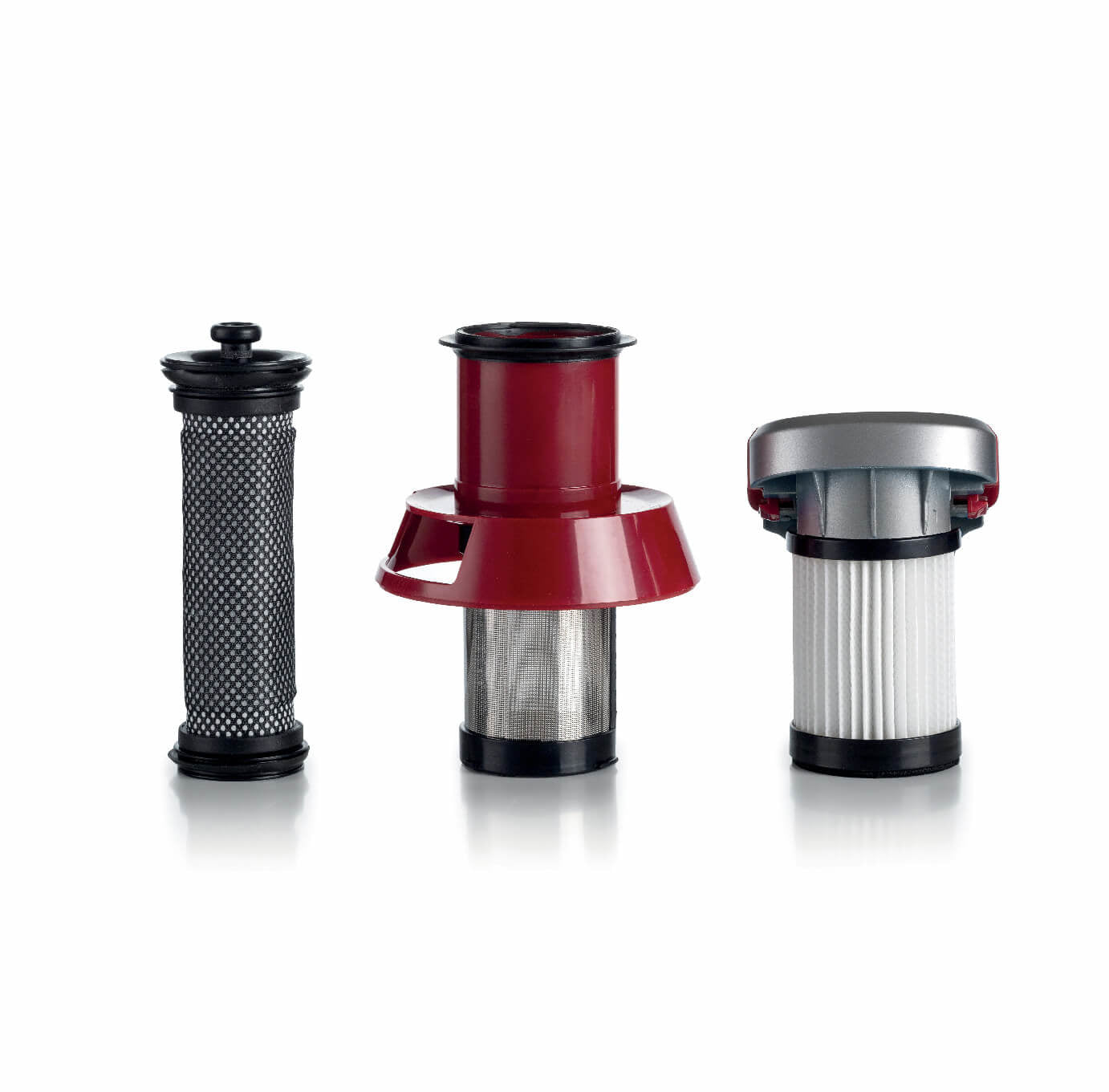 Ariete Stabstaubsauger – ARI-2757, 22,2 V / 120 W, beutellos / 1 l / HEPA / Rot