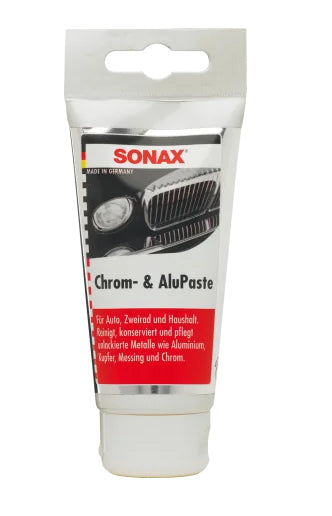 Sonax Polierpaste Chrom & Aluminium – für Stossfänger – 75 ml – 1 Stk.