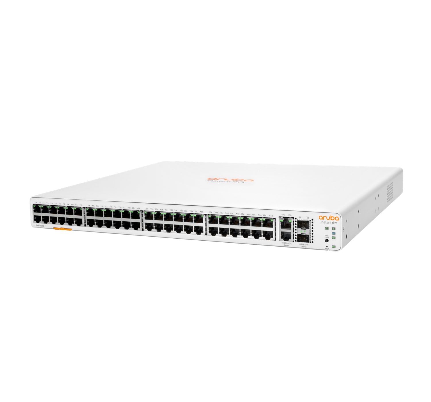 HPE Aruba Networking Instant On 1960 – Managed Switch – 48×GbE, 2×SFP+, L2+, 1U