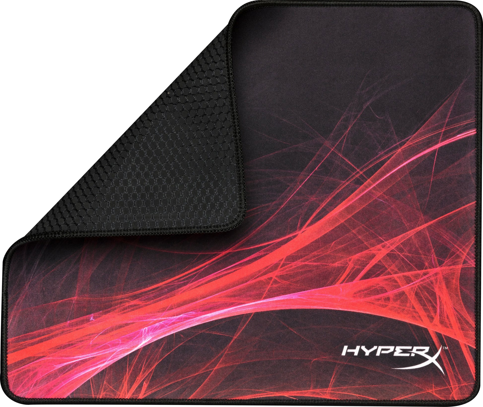 HyperX FURY S Speed HX-MPFS-S-M – Gaming-Mauspad – Stoff, Grösse M, Schwarz, Rot