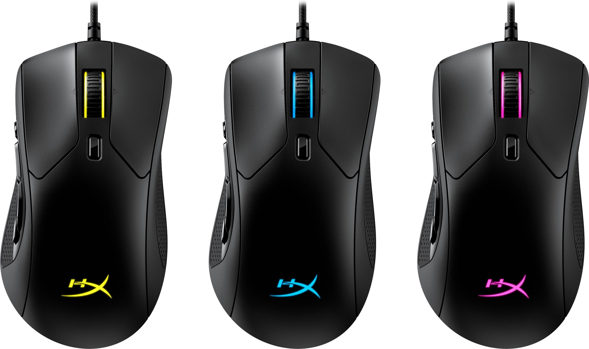 HyperX Pulsefire Raid HX-MC0 – Gaming-Maus – Kabelgebunden (USB-A), 16000 DPI, beidhändig, schwarz