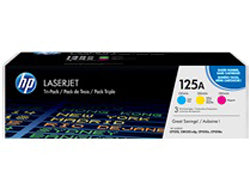 HP Toner-Multipack 125A – C/M/Y, 1400 Seiten