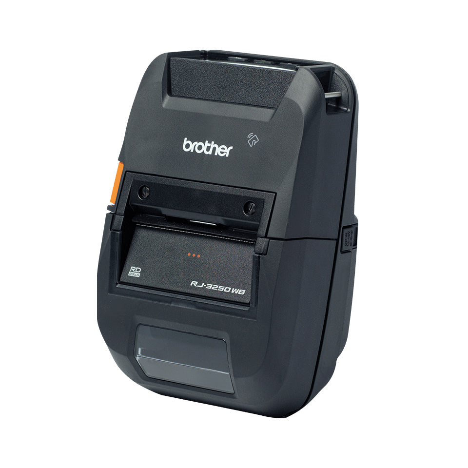 Brother RJ3250WB-L – Mobiler Thermodirektdrucker, Integrierter LiPo-Akku und kabellose Verbindung (WLAN, Bluetooth)