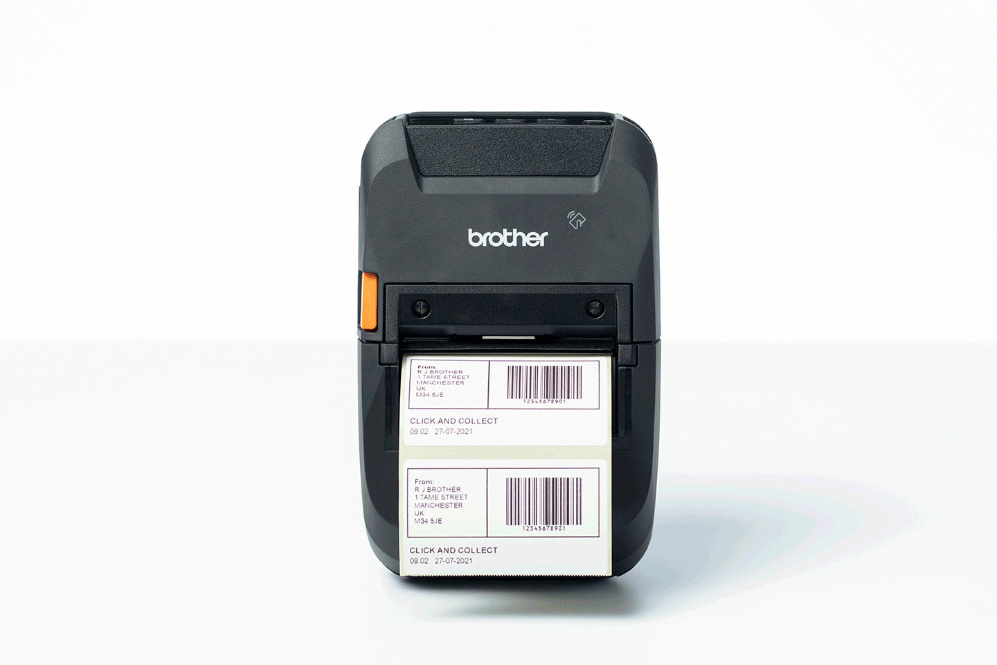 Brother RJ3250WB-L – Mobiler Thermodirektdrucker, Integrierter LiPo-Akku und kabellose Verbindung (WLAN, Bluetooth)