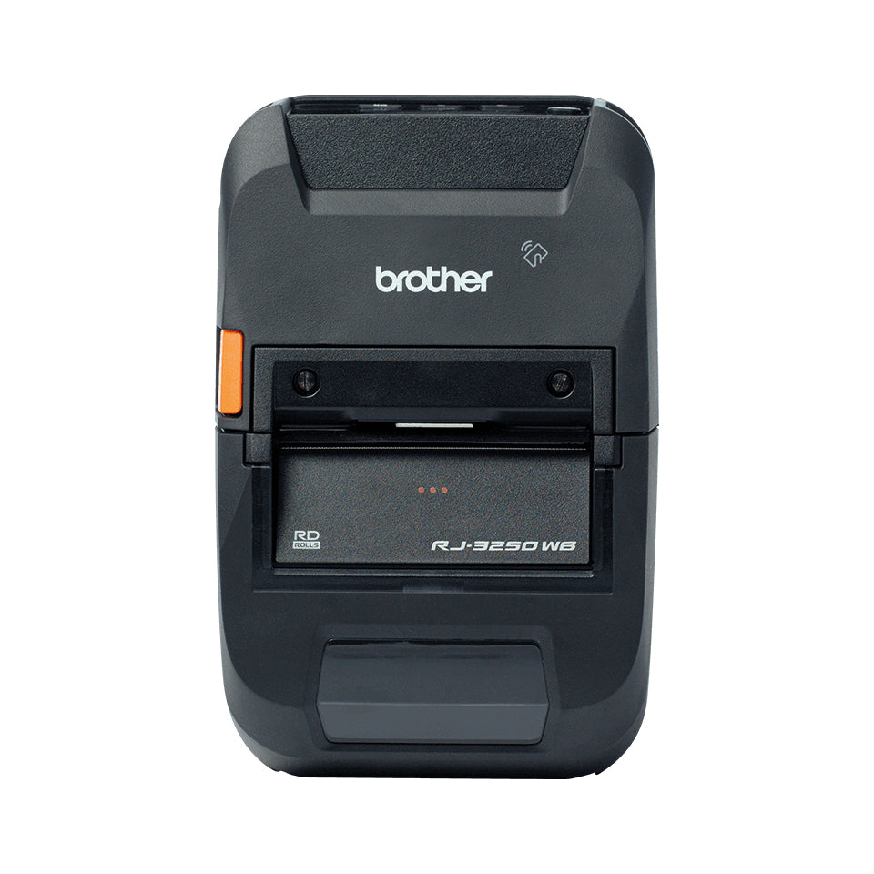 Brother RJ3250WB-L – Mobiler Thermodirektdrucker, Integrierter LiPo-Akku und kabellose Verbindung (WLAN, Bluetooth)