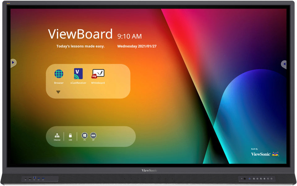 Viewsonic Interaktives Touch-Display, 65", Ultra HD 4K, 350 cd/m²