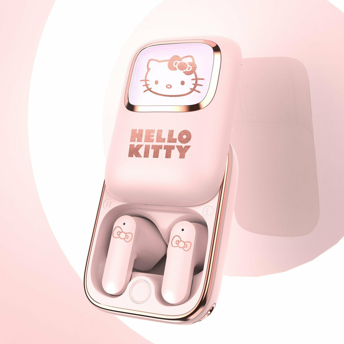 OTL Technologies OTL Hello Kitty Slide – True Wireless In-Ear Kopfhörer – Bluetooth 5.3, Touch-Steuerung – Rosa – bis 6 h