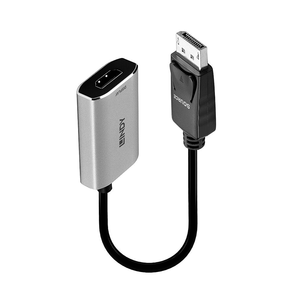 Lindy DisplayPort auf HDMI Adapter, DP 1.4, 8K, aktiv