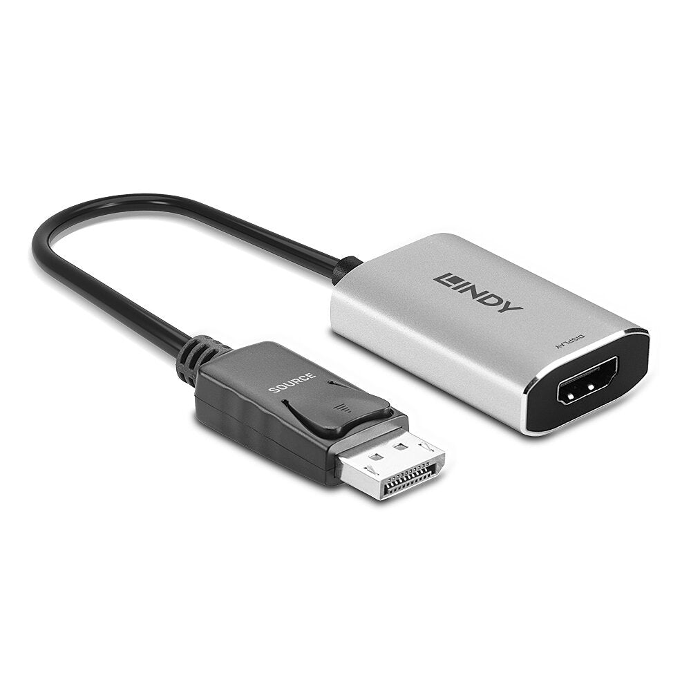 Lindy DisplayPort auf HDMI Adapter, DP 1.4, 8K, aktiv