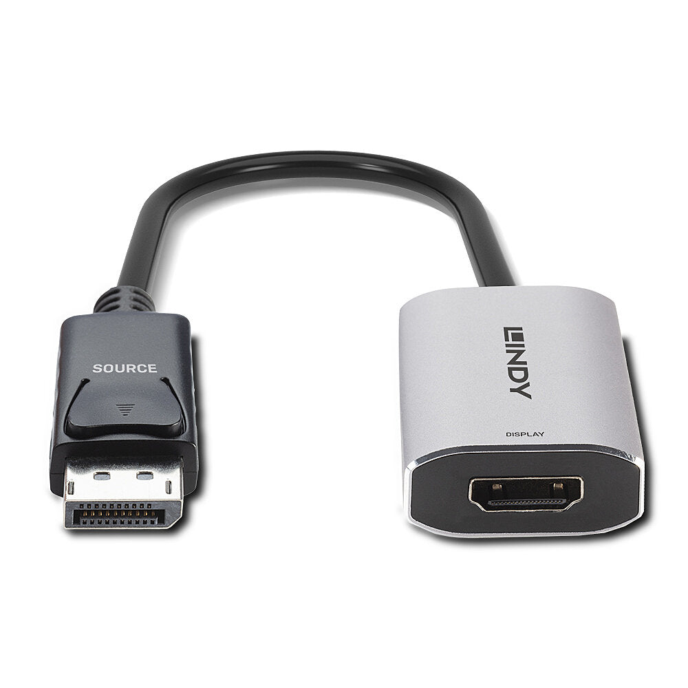 Lindy DisplayPort auf HDMI Adapter, DP 1.4, 8K, aktiv