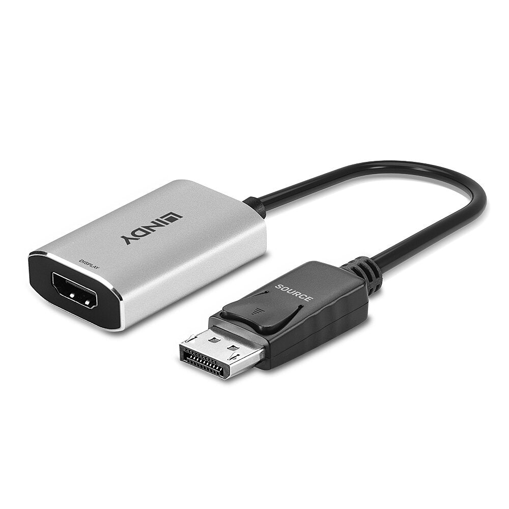Lindy DisplayPort auf HDMI Adapter, DP 1.4, 8K, aktiv