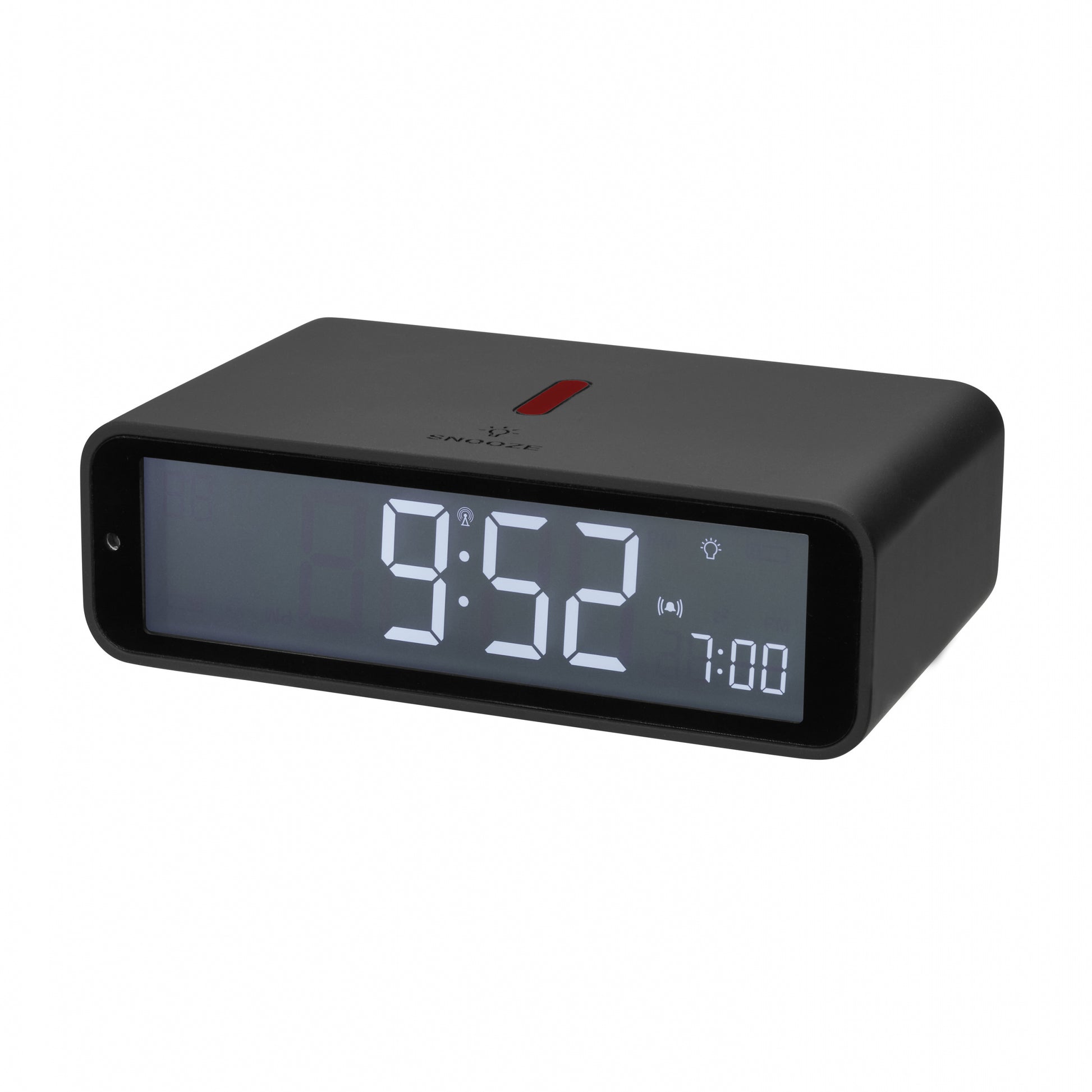 TFA-Dostmann TFA Dostmann TWIST Digitalwecker – Funk, Snooze, 7,1 × 11,7 × 3,7 cm, schwarz